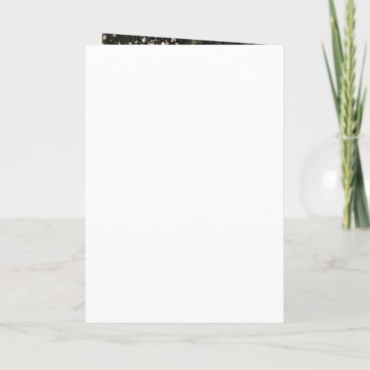 シンプルエレガントミニマクラシックルの写真結婚の サンキューカード (裏面)