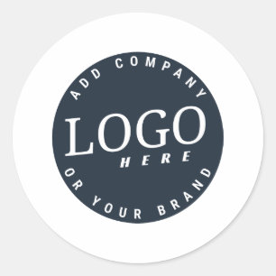 シンプルエレガントミニマルカスタムBusiness Logo ラウンドシール