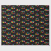 シンプルエレガントミニマルカスタムLogo Here Company ラッピングペーパー (フラット)