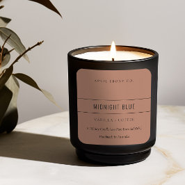 シンプルエレガントミニマルモダンテラコッタ スクエアシール