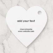 シンプルエレガントミニマルラベル フェイバータグ (裏面)