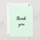 シンプルエレガントミニマル感謝していお前は笑い者だ ポストカード (正面/裏面)