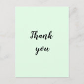 シンプルエレガントミニマル感謝していお前は笑い者だ ポストカード (正面)