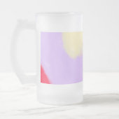 シンプルエレガントミニマル感謝していはcです フロストグラスビールジョッキ (左)