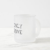 シンプルエレガントミニマル感謝していはcです フロストグラスマグカップ (正面右)