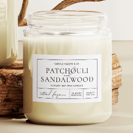 シンプルエレガントミニマル防水製品ラベル フードラベル