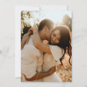 シンプルエレガントミニマ結婚リスト 招待状 (裏面)