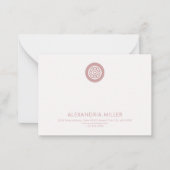 シンプルエレガントメモカード ノートカード (正面)