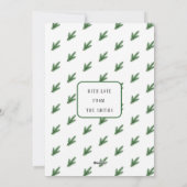 シンプルエレガントモダンクリスマスのカップル用カード シーズンカード (裏面)