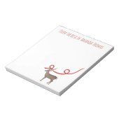 シンプルエレガントモダンクリスマス ノートパッド (回転)