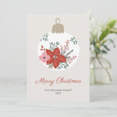 シンプルエレガントモダンフローラ シーズンカード (スタンド正面)