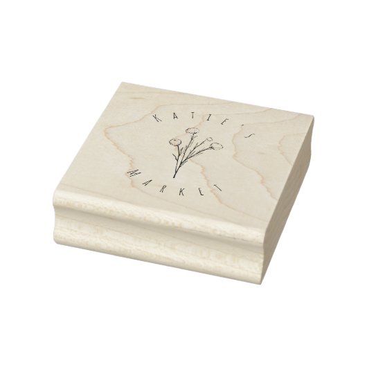 シンプルエレガントモダンフローラ ラバースタンプ (スタンプ)