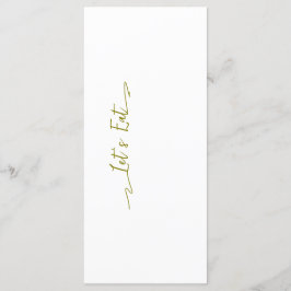 シンプルエレガントモダンブ結婚ロクのメニュー メニュー