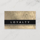 シンプルエレガントモダンプロフェッショナルボス所有者アプリ 予約カード (正面)