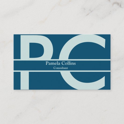 シンプルエレガントモダンプロフェッショナル 名刺 (正面)