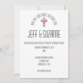 シンプルエレガントモダン結婚式招待状 招待状 (正面)