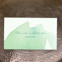 シンプルエレガントモダン緑の青い水色