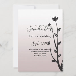 シンプルエレガントモダン離れ 招待状