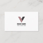 シンプルエレガントモダン 名刺 (正面)