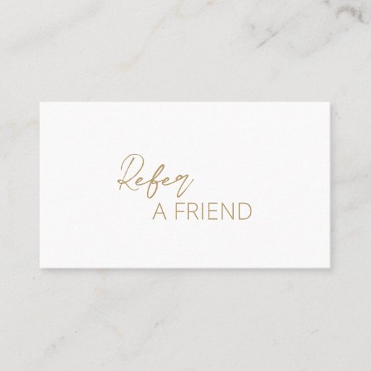 シンプルエレガントモダン 紹介カード (正面)