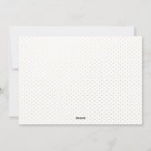 シンプルエレガントモダンJoyful 1フォト金ゴールド シーズンカード (裏面)