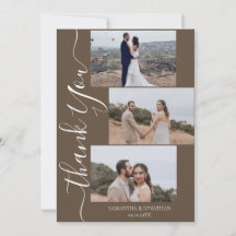 シンプルエレガントモダンScript 6写真結婚s