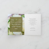 シンプルエレガントモダンScript Photo結婚's サンキューカード (内部)