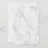 シンプルエレガントモノグラクラシックム結婚 招待状 (裏面)