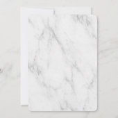 シンプルエレガントモノグラクラシックム結婚 招待状 (裏面)