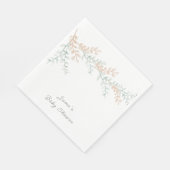 シンプルエレガントユーカリ スタンダードランチョンナプキン (角)