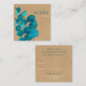 シンプルエレガントユ素朴ーカリ離れ 紹介カード (正面/裏面)