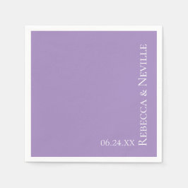 シンプルエレガントラベモダンンダー文字結婚ズ スタンダードカクテルナプキン