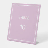 シンプルエレガントラベ結婚ンダの表番号 台座サイン (正面)