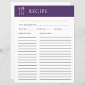 シンプルエレガントレシピ (正面/裏面)