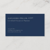 シンプルエレガントロゴ 名刺 (正面)