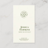 シンプルエレガントロモダンゴプロフェッショナル 名刺 (正面)