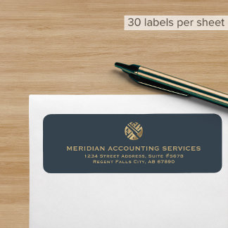 シンプルエレガント住所 シール