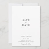 シンプルエレガント保存 招待状 (正面)