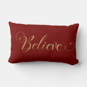 シンプルエレガント信じ金ゴールドブルゴーニュ ランバークッション (裏面)