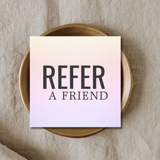 シンプルエレガント光パステル紹介カード 紹介カード