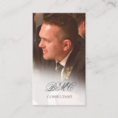 シンプルエレガント写真プロフェッショナル 名刺 (正面)