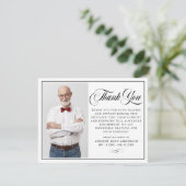 シンプルエレガント写真葬 サンキューカード (スタンド正面)