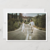 シンプルエレガント写真 シーズンカード (裏面)