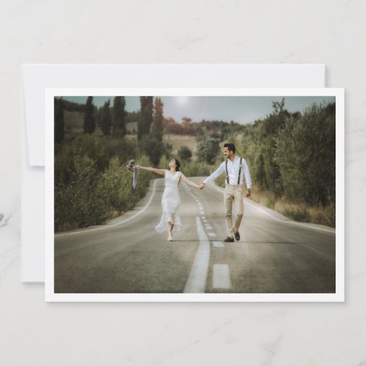 シンプルエレガント写真 シーズンカード (裏面)