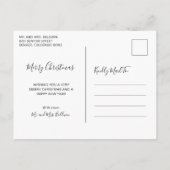 シンプルエレガント写真 シーズンポストカード (裏面)