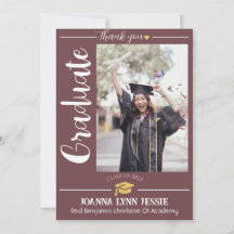 シンプルエレガント卒業金ゴールド感謝していCapスクリプトT