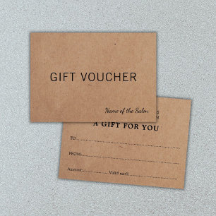 シンプルエレガント印刷クラフト美しいギフトカード