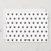 シンプルエレガント可愛い写真犬クリスマス シーズンカード (裏面)