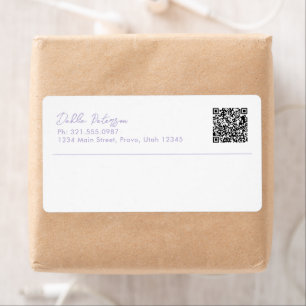 シンプルエレガント名モダン ラベル