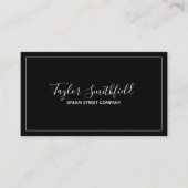 シンプルエレガント名刺 名刺 (正面)